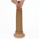 Dildo silikonowe z przyssawką Dual Layered Liquid 18 cm Lovetoy