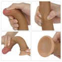 Dildo silikonowe z przyssawką Dual Layered Liquid 18 cm Lovetoy