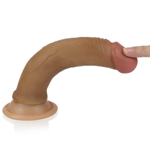 Dildo silikonowe z przyssawką Dual Layered Liquid 18 cm Lovetoy Dildo silikonowe z przyssawką Dual Layered Liquid 18 cm Lovetoy