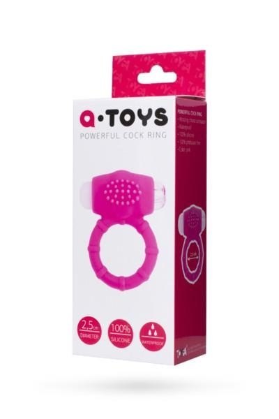 Pierścień na penisa z wibracjami A-TOYS Pierścień na penisa z wibracjami A-TOYS