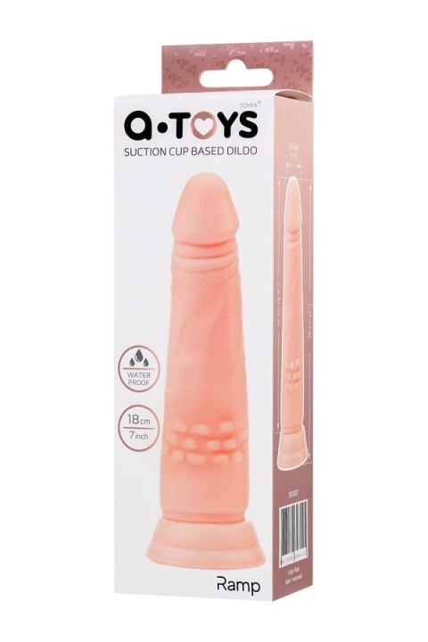 Dildo Ramp z przyssawką 18cm A-TOYS Dildo Ramp z przyssawką 18cm A-TOYS
