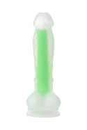 Dildo z przyssawką Beyond Clark Glow Green 22cm Toyfa