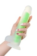 Dildo z przyssawką Beyond Clark Glow Green 22cm Toyfa