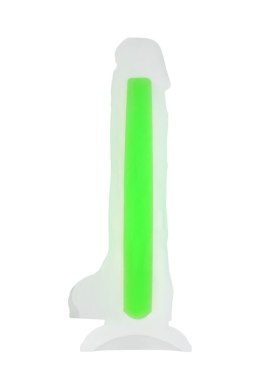 Dildo z przyssawką Beyond Dick Glow Green 18cm Toyfa
