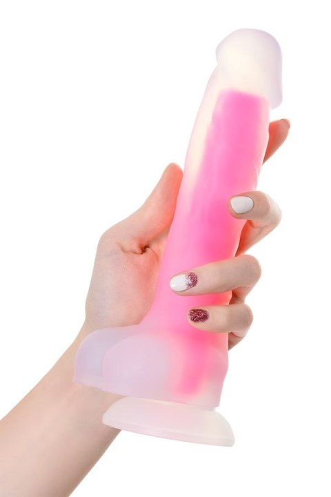 Dildo z przyssawką Beyond Peter Glow Pink 22cm Toyfa Dildo z przyssawką Beyond Peter Glow Pink 22cm Toyfa