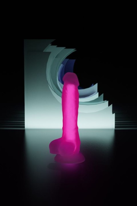 Dildo z przyssawką Beyond Peter Glow Pink 22cm Toyfa Dildo z przyssawką Beyond Peter Glow Pink 22cm Toyfa
