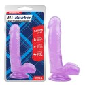 Dildo z przyssawką Hi Rubber 17,5cm Chisa