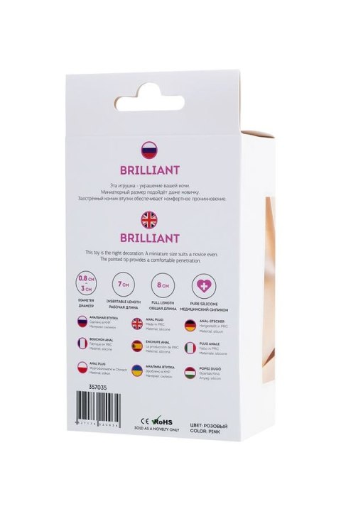 Korek analny Brilliant ToDo 3,5cm TOYFA