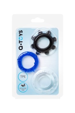 Pierścienie na penisa A-TOYS 3szt. Toyfa
