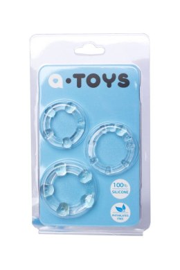Pierścienie na penisa A-TOYS 3szt. Toyfa