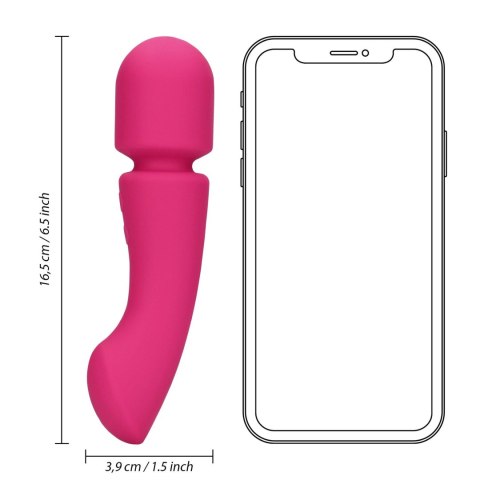 Ultra Soft Silicone Double-Sided Wand Vibrator Ultra Soft Silicone Double-Sided Wand Vibrator