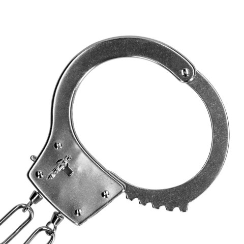 Metal Hand Cuffs - Silver Metal Hand Cuffs - Silver