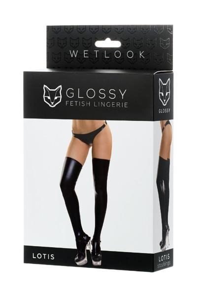 Pończochy Lotis Glossy Shiny Wetlook XL TOYFA Pończochy Lotis Glossy Shiny Wetlook XL TOYFA