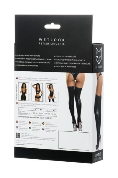 Pończochy Lotis Glossy Shiny Wetlook XL TOYFA Pończochy Lotis Glossy Shiny Wetlook XL TOYFA