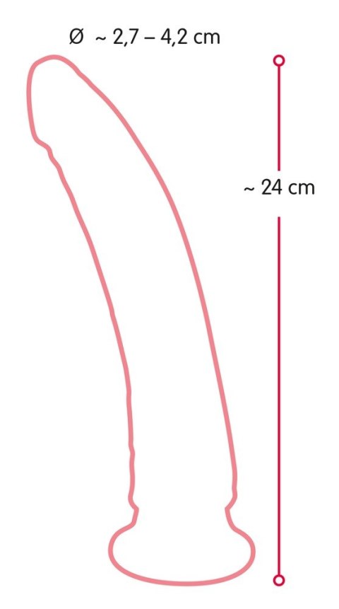 SZTUCZNY PENIS DILDO MĘSKI CZŁONEK Z PRZYSSAWKĄ