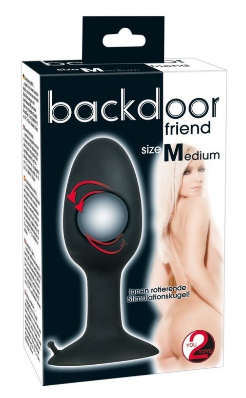KOREK ANALNY BACKDOOR FRIEND 10 CM SILIKONOWY