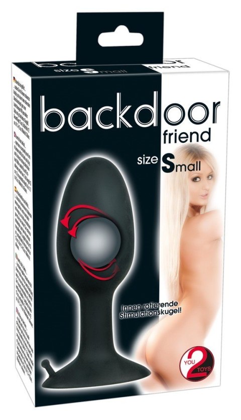 KOREK ANALNY SILIKONOWY BACKDOOR FRIEND 8 CM KOREK ANALNY SILIKONOWY BACKDOOR FRIEND 8 CM