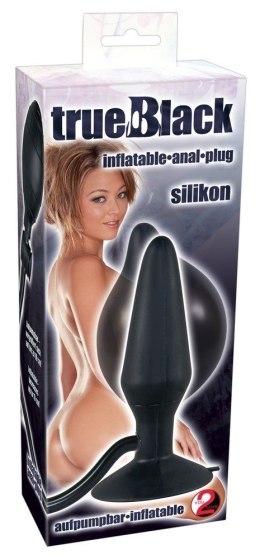 KOREK ANAL SILIKONOWY POMPOWANY DUŻY GRUBY 15 CM