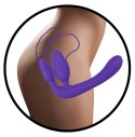 STRAP-ON SZTUCZNY PENIS POTRÓJNE DILDO ANAL SEX
