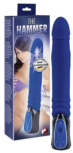 WIBRATOR MOCNY CICHY NATURAL 3 TRYBY DILDO 30,5CM