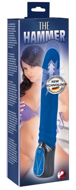 WIBRATOR MOCNY CICHY NATURAL 3 TRYBY DILDO 30,5CM