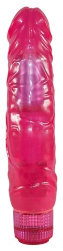WIBRATOR MOCNY PENIS DILDO ŻELOWY DUŻY 22CM