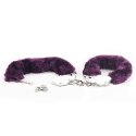KAJDANKI FLUFFY HAND CUFFS FIOLETOWE