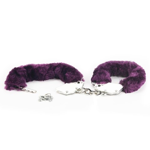 KAJDANKI FLUFFY HAND CUFFS FIOLETOWE KAJDANKI FLUFFY HAND CUFFS FIOLETOWE