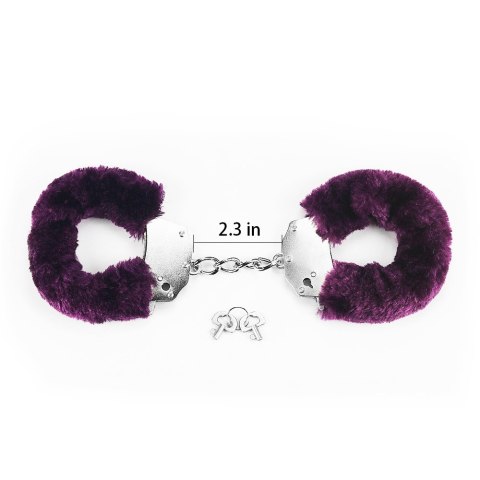 KAJDANKI FLUFFY HAND CUFFS FIOLETOWE KAJDANKI FLUFFY HAND CUFFS FIOLETOWE