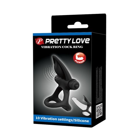 PIERŚCIEŃ PRETTY LOVE VIBRATION COCK RING PIERŚCIEŃ PRETTY LOVE VIBRATION COCK RING