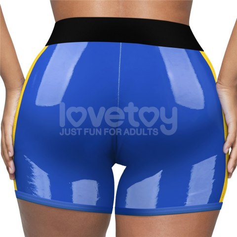 CHIC STRAPON SHORTS (32 35 CALI W PASIE) NIEBIESKI CHIC STRAPON SHORTS (32 35 CALI W PASIE) NIEBIESKI
