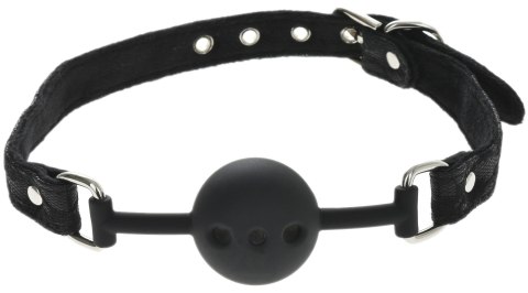 KNEBEL BLACK SILICONE BALL GAG KNEBEL BLACK SILICONE BALL GAG