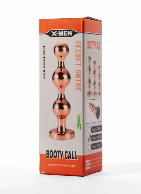 Korek analny Secret Shine Booty Call 10,5 cm X-MEN