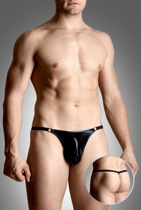 Mens thongs 4487 czarny Mens thongs 4487 czarny