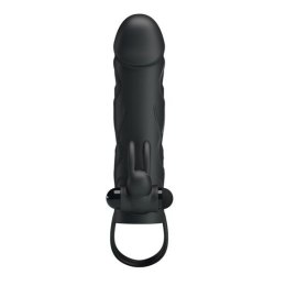 Pretty Love 5,5 Inch Vibrating Penis Sleeve Black