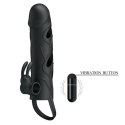 Pretty Love 5,5 Inch Vibrating Penis Sleeve Black
