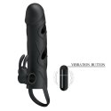 Pretty Love 5,5 Inch Vibrating Penis Sleeve Black