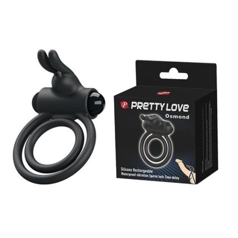 Pretty Love Osmond CockRing Vibro Black Pretty Love Osmond CockRing Vibro Black