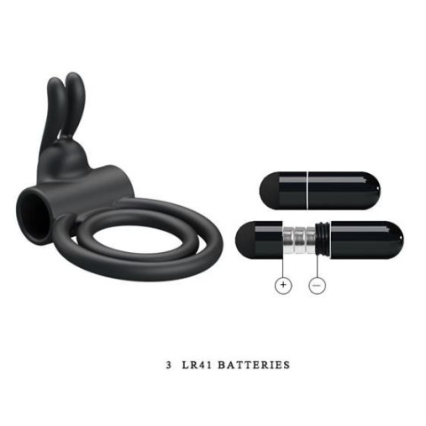 Pretty Love Osmond CockRing Vibro Black Pretty Love Osmond CockRing Vibro Black