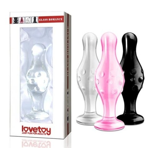 4.5" Glass Romance Dildo Black 4.5" Glass Romance Dildo Black