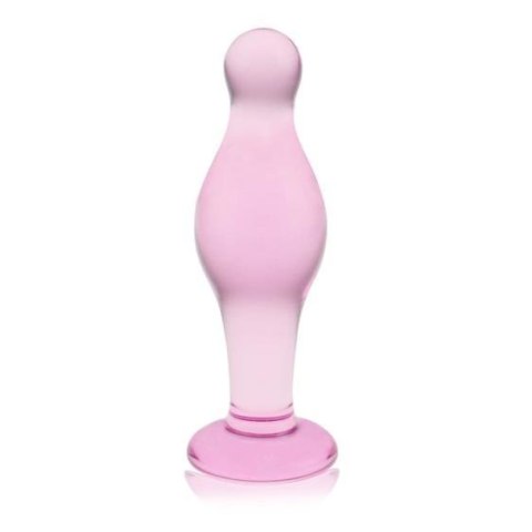4.5" Glass Romance Dildo Pink 4.5" Glass Romance Dildo Pink