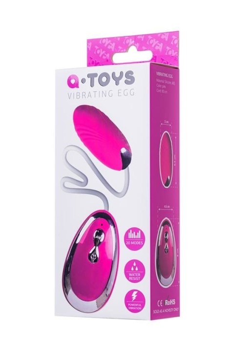 A-TOYS, Vibrating Egg Pink A-TOYS, Vibrating Egg Pink