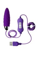 A-TOYS, Vibro egg 'Cony', with control panel, silicone, violet