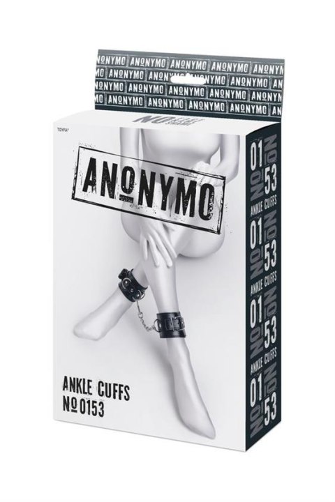Anonymo handcuffs, PU leather, black, 26.5 cm Anonymo handcuffs, PU leather, black, 26.5 cm