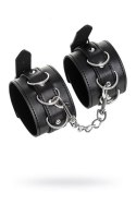 Anonymo handcuffs, PU leather, black, 26.5 cm
