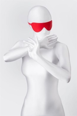 Anonymo mask, PU leather, red, 65 cm