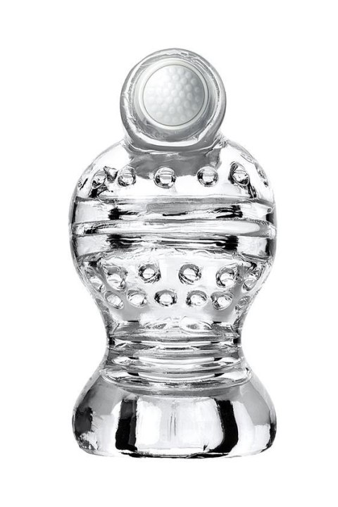 Lingam Shakti, Vibrating Masturbator, TPE, Transparent, 9 cm Lingam Shakti, Vibrating Masturbator, TPE, Transparent, 9 cm