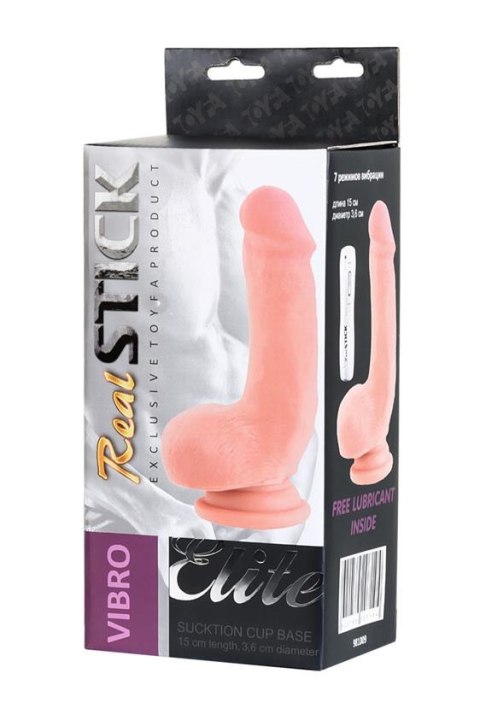 RealStick Elite, Gerard vibrator, TPR, flesh, 18,5 cm RealStick Elite, Gerard vibrator, TPR, flesh, 18,5 cm