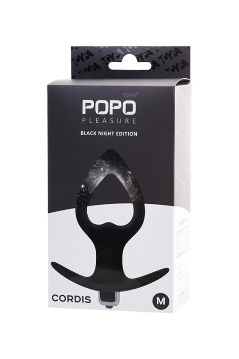 TOYFA POPO Pleasure Anal Plug Cordis M Vibro Black TOYFA POPO Pleasure Anal Plug Cordis M Vibro Black