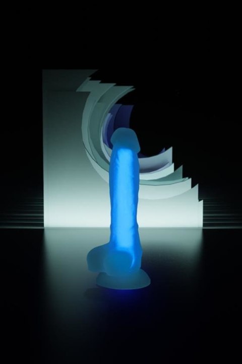 Dildo z przyssawką Beyond Bruce Glow Blue 21cm Toyfa Dildo z przyssawką Beyond Bruce Glow Blue 21cm Toyfa